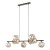 LAVA BROWN Lampa wisząca 9XG9 11037 TK Lighting Brąz Koniak