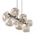 LAVA BROWN Lampa wisząca 9XG9 11037 TK Lighting Brąz Koniak