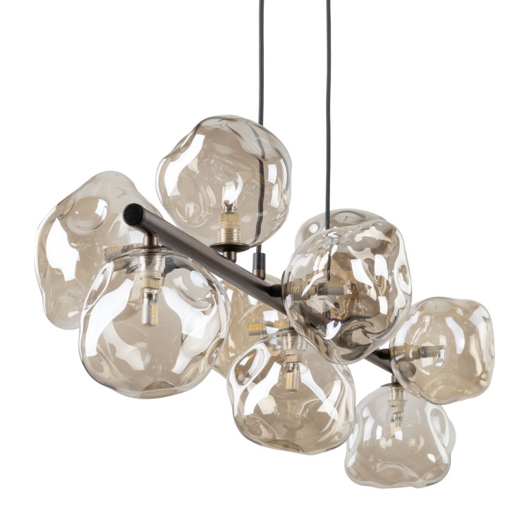 LAVA BROWN Lampa wisząca 9XG9 11037 TK Lighting Brąz Koniak