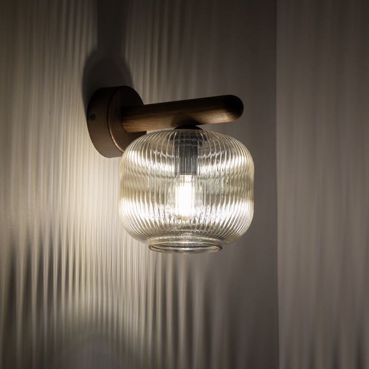 SALVIA BROWN Kinkiet 1XE14 11067 TK Lighting Brąz Koniak