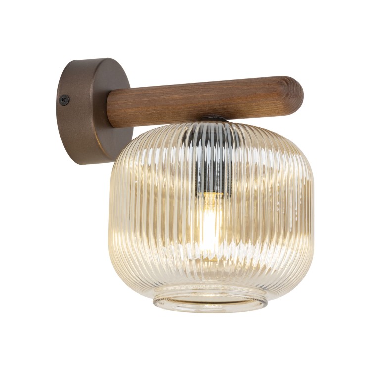 SALVIA BROWN Kinkiet 1XE14 11067 TK Lighting Brąz Koniak