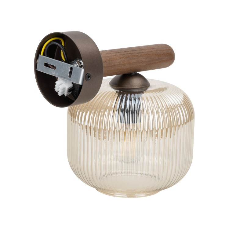 SALVIA BROWN Kinkiet 1XE14 11067 TK Lighting Brąz Koniak