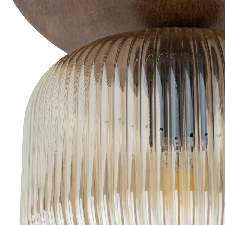 SALVIA BROWN Lampa sufitowa 3XE14 11068 TK Lighting Brąz Koniak