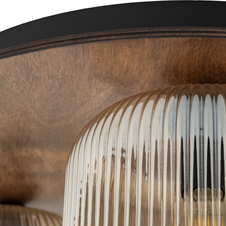 SALVIA BROWN Lampa sufitowa 3XE14 11068 TK Lighting Brąz Koniak