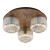 SALVIA BROWN Lampa sufitowa 3XE14 11068 TK Lighting Brąz Koniak