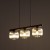 SALVIA BROWN Lampa wisząca 3XE14 11069 TK Lighting Brąz Koniak