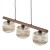 SALVIA BROWN Lampa wisząca 3XE14 11069 TK Lighting Brąz Koniak