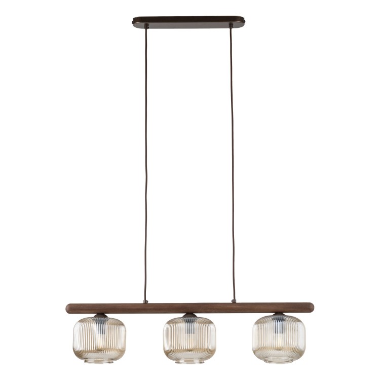SALVIA BROWN Lampa wisząca 3XE14 11069 TK Lighting Brąz Koniak