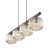 SALVIA BROWN Lampa wisząca 4XE14 11070 TK Lighting Brąz Koniak