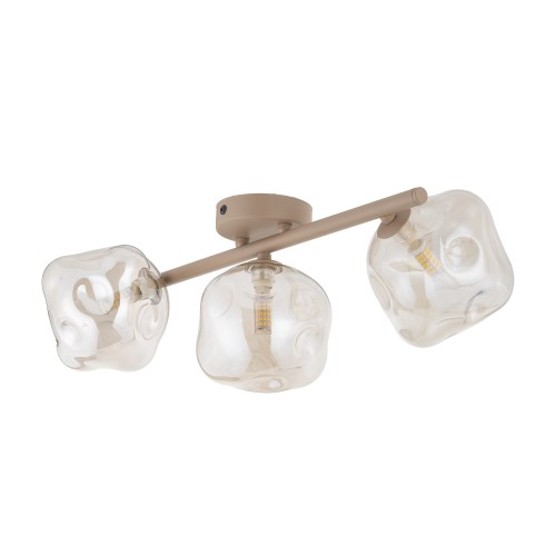LAVA SABIA Lampa sufitowa 3XG9 11105 TK Lighting Sabia Koniak