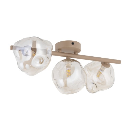 LAVA SABIA Lampa sufitowa 3XG9 11105 TK Lighting Sabia Koniak