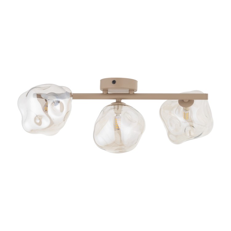 LAVA SABIA Lampa sufitowa 3XG9 11105 TK Lighting Sabia Koniak
