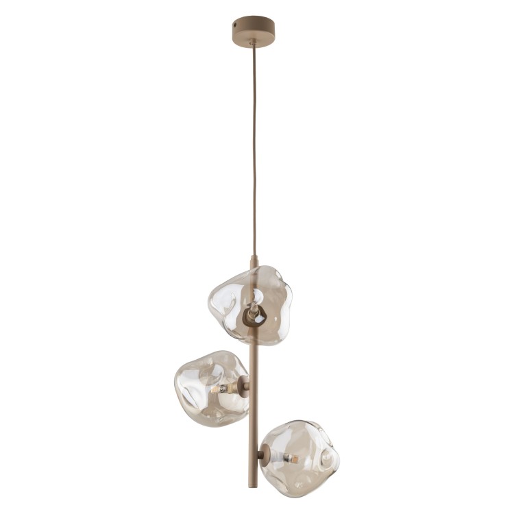 LAVA SABIA Lampa wisząca 3XG9 11107 TK Lighting Sabia Koniak