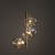 LAVA SABIA Lampa wisząca 3XG9 11107 TK Lighting Sabia Koniak