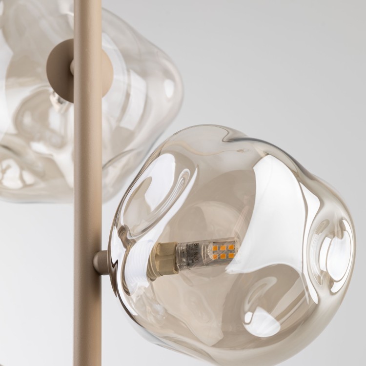 LAVA SABIA Lampa wisząca 3XG9 11107 TK Lighting Sabia Koniak