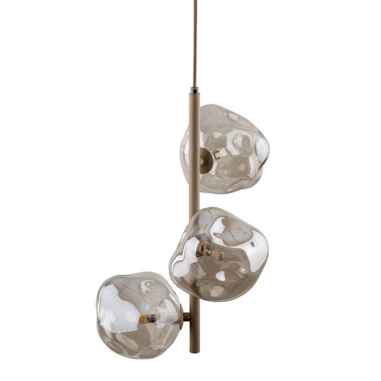 LAVA SABIA Lampa wisząca 3XG9 11107 TK Lighting Sabia Koniak