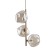 LAVA SABIA Lampa wisząca 3XG9 11107 TK Lighting Sabia Koniak