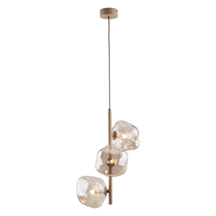 LAVA SABIA Lampa wisząca 3XG9 11107 TK Lighting Sabia Koniak