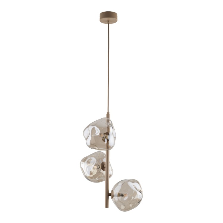 LAVA SABIA Lampa wisząca 3XG9 11107 TK Lighting Sabia Koniak