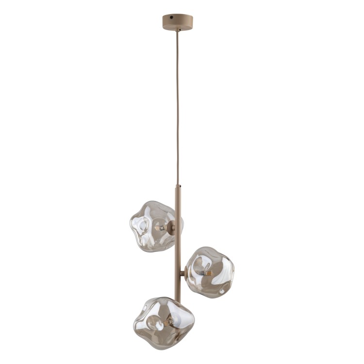 LAVA SABIA Lampa wisząca 3XG9 11107 TK Lighting Sabia Koniak
