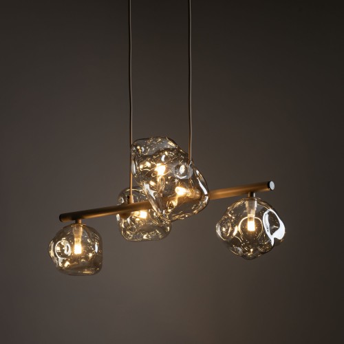 LAVA SABIA Lampa wisząca 5XG9 11111 TK Lighting Sabia Koniak