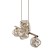 LAVA SABIA Lampa wisząca 5XG9 11111 TK Lighting Sabia Koniak