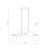 LAVA SABIA Lampa wisząca 5XG9 11111 TK Lighting Sabia Koniak
