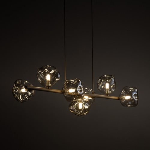 LAVA SABIA Lampa wisząca 7XG9 11109 TK Lighting Sabia Koniak