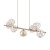 LAVA SABIA Lampa wisząca 7XG9 11109 TK Lighting Sabia Koniak