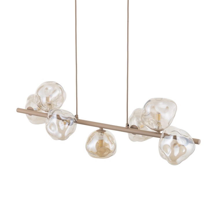 LAVA SABIA Lampa wisząca 7XG9 11109 TK Lighting Sabia Koniak