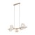 LAVA SABIA Lampa wisząca 7XG9 11109 TK Lighting Sabia Koniak