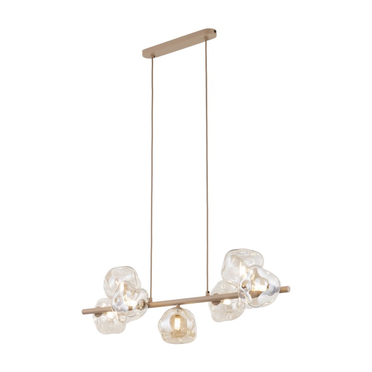LAVA SABIA Lampa wisząca 7XG9 11109 TK Lighting Sabia Koniak