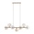 LAVA SABIA Lampa wisząca 7XG9 11109 TK Lighting Sabia Koniak