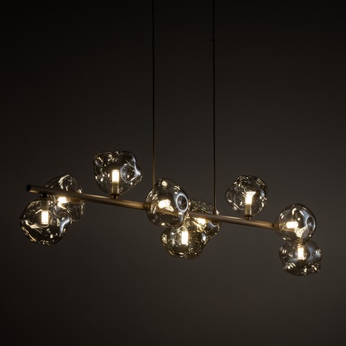 LAVA SABIA Lampa wisząca 9XG9 11110 TK Lighting Sabia Koniak