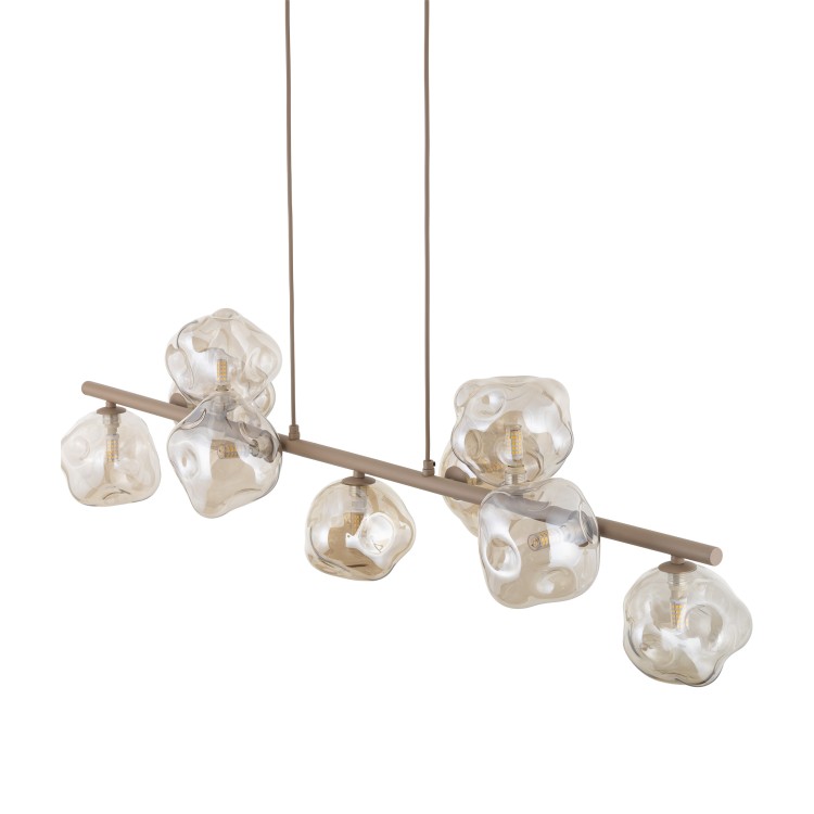 LAVA SABIA Lampa wisząca 9XG9 11110 TK Lighting Sabia Koniak