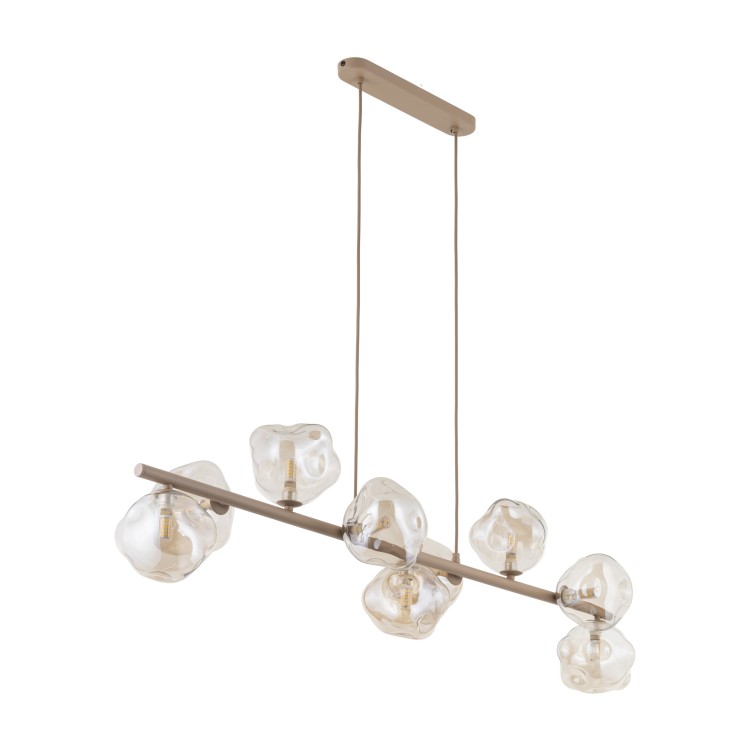 LAVA SABIA Lampa wisząca 9XG9 11110 TK Lighting Sabia Koniak