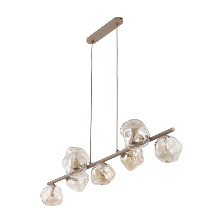 LAVA SABIA Lampa wisząca 9XG9 11110 TK Lighting Sabia Koniak