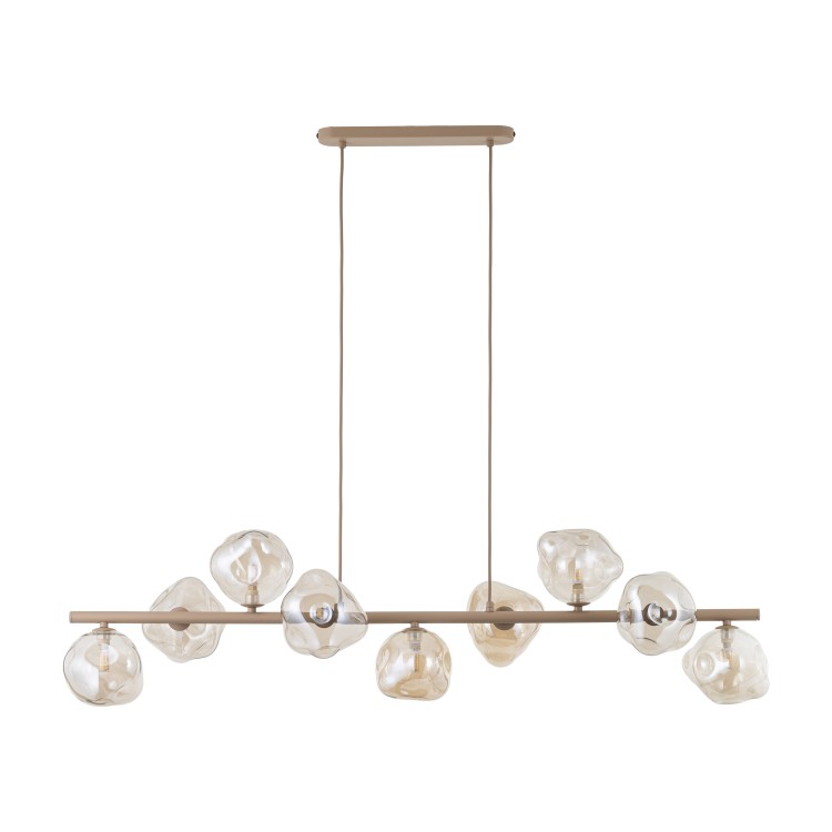 LAVA SABIA Lampa wisząca 9XG9 11110 TK Lighting Sabia Koniak