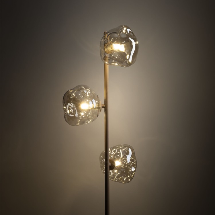 LAVA SABIA Lampa podłogowa 3XG9 16153 TK Lighting Sabia Koniak