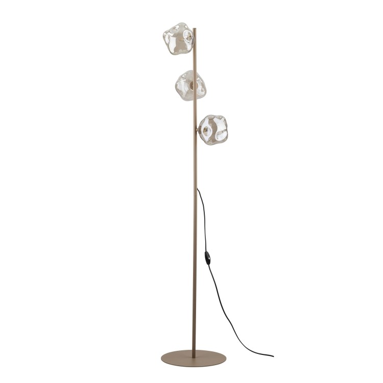 LAVA SABIA Lampa podłogowa 3XG9 16153 TK Lighting Sabia Koniak
