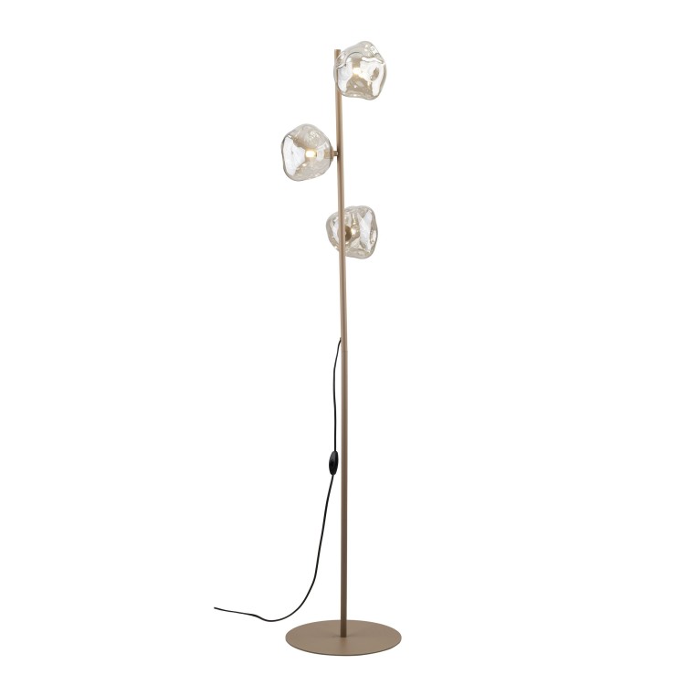 LAVA SABIA Lampa podłogowa 3XG9 16153 TK Lighting Sabia Koniak