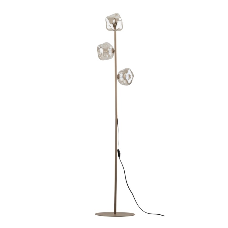 LAVA SABIA Lampa podłogowa 3XG9 16153 TK Lighting Sabia Koniak