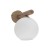 VIRLO WHITE Kinkiet 1XE14 11077 TK Lighting  Biały