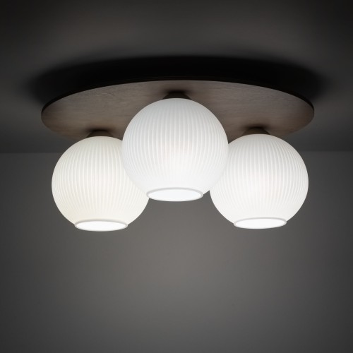 VIRLO WHITE Lampa sufitowa 3XE14 11078 TK Lighting  Biały