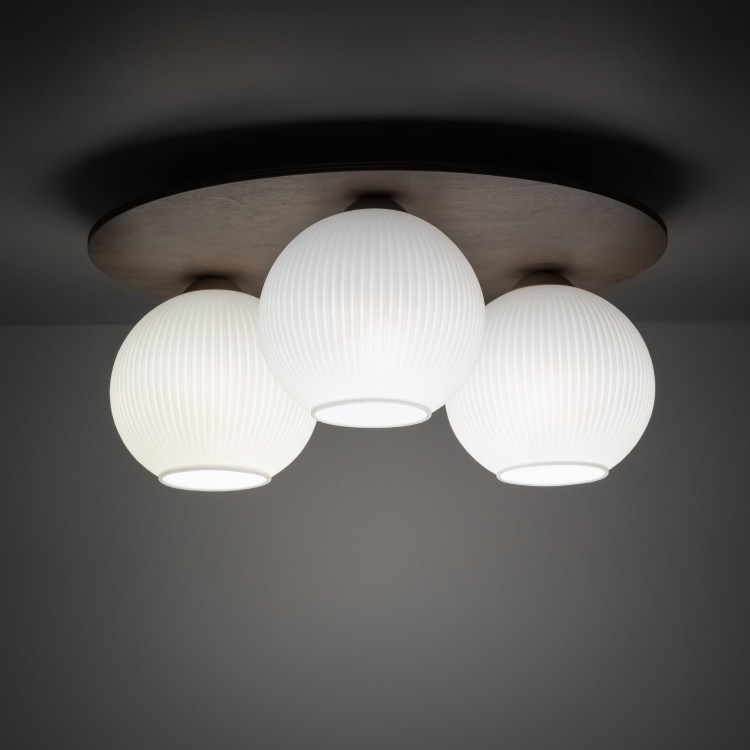 VIRLO WHITE Lampa sufitowa 3XE14 11078 TK Lighting  Biały