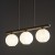 VIRLO WHITE Lampa wisząca 3XE14 11079 TK Lighting  Biały