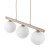 VIRLO WHITE Lampa wisząca 3XE14 11079 TK Lighting  Biały