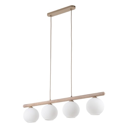 VIRLO WHITE Lampa wisząca 4XE14 11080 TK Lighting  Biały