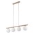 VIRLO WHITE Lampa wisząca 4XE14 11080 TK Lighting  Biały