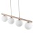 VIRLO WHITE Lampa wisząca 4XE14 11080 TK Lighting  Biały